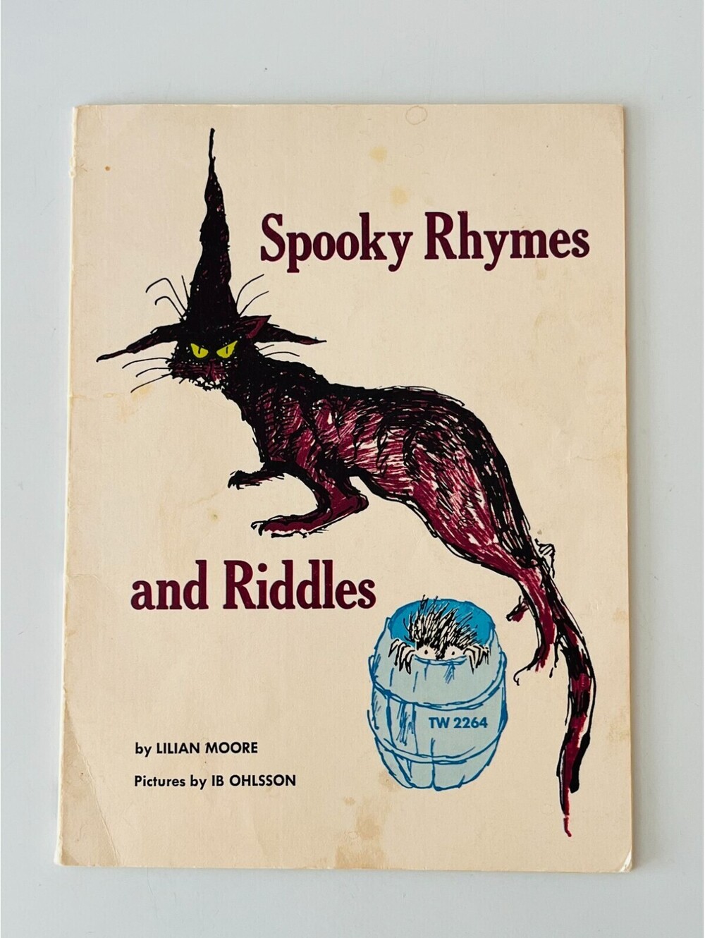 Vintage Children's Book Spooky Rhymes and Riddles by Lilian Moore